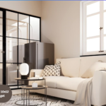 How to layout a narrow 10x12 living room on a budget