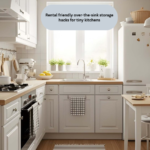 Rental friendly over-the-sink storage hacks for tiny kitchens